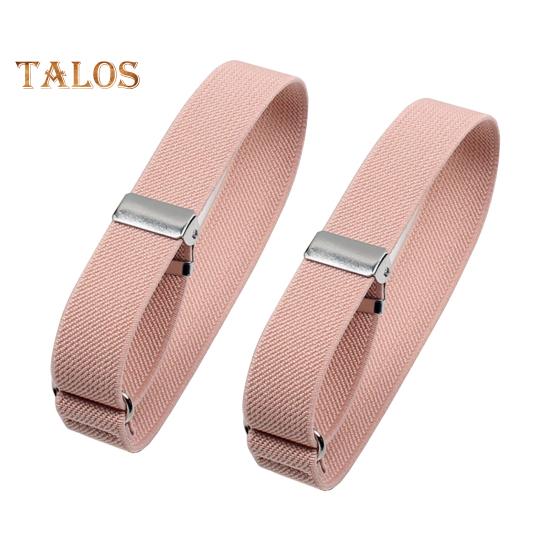 1 Pair Unisex Armband Adjustable 2.5CM Width Solid Color Leg Strap Elastic Shirt Sleeve Holder Arm Cuffs Bands Party Wedding Clothing Accessories