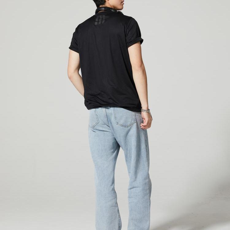 Adidas Logo Breathable Sports Casual Round Neck Short Sleeve T-Shirt Men Tops JG1306