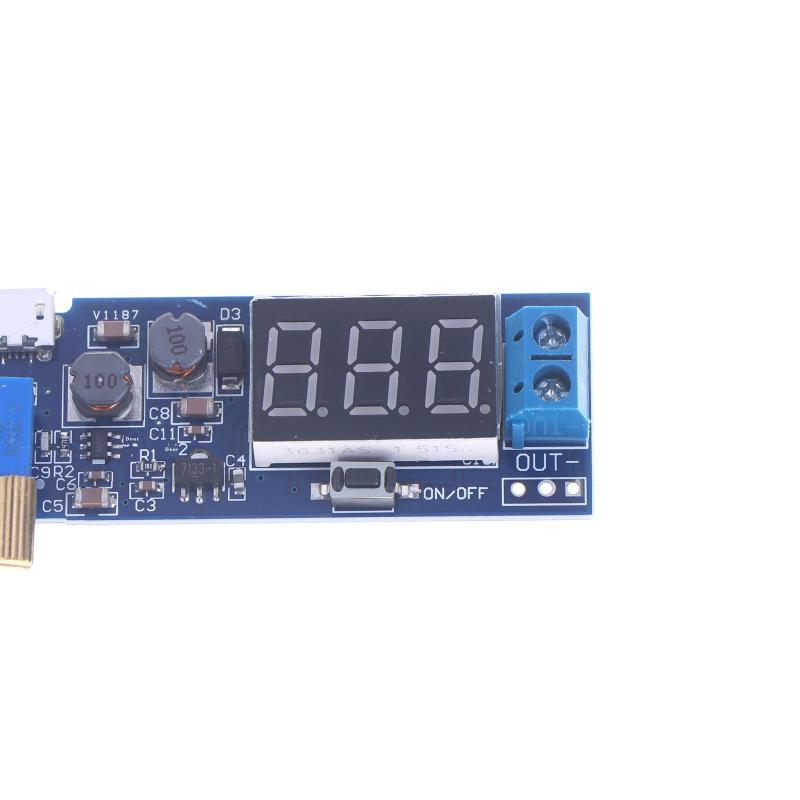 USB Step-Up / Step-Down Netzteilmodul Boost-Wandler DC-DC 5V auf DC 1,2V-24V Einstellbarer Ausgang
