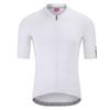 [Santic] Maillot de Cyclisme à Manches Courtes pour Homme - Vêtement de Cyclisme, Vélo, Vélo de Route, Été, Évacuation de la Transpiration, Séchage Rapide, Respirant, Élastique (Blanc, Taille M