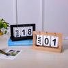 Perpetual Wooden Flip Calendar: Home and Desk Decor