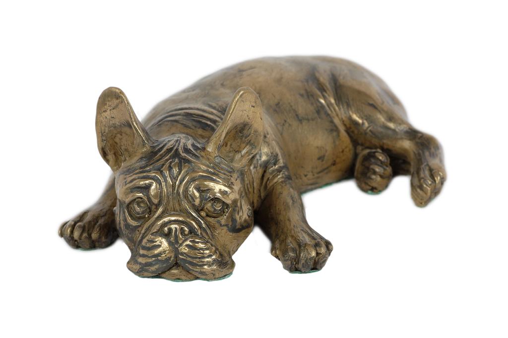 Französische Bulldogge, Frenchie V - Hundestatue, Figur fürs Büro, Trophäe für Hundeausstellung der Marke Art-Dog