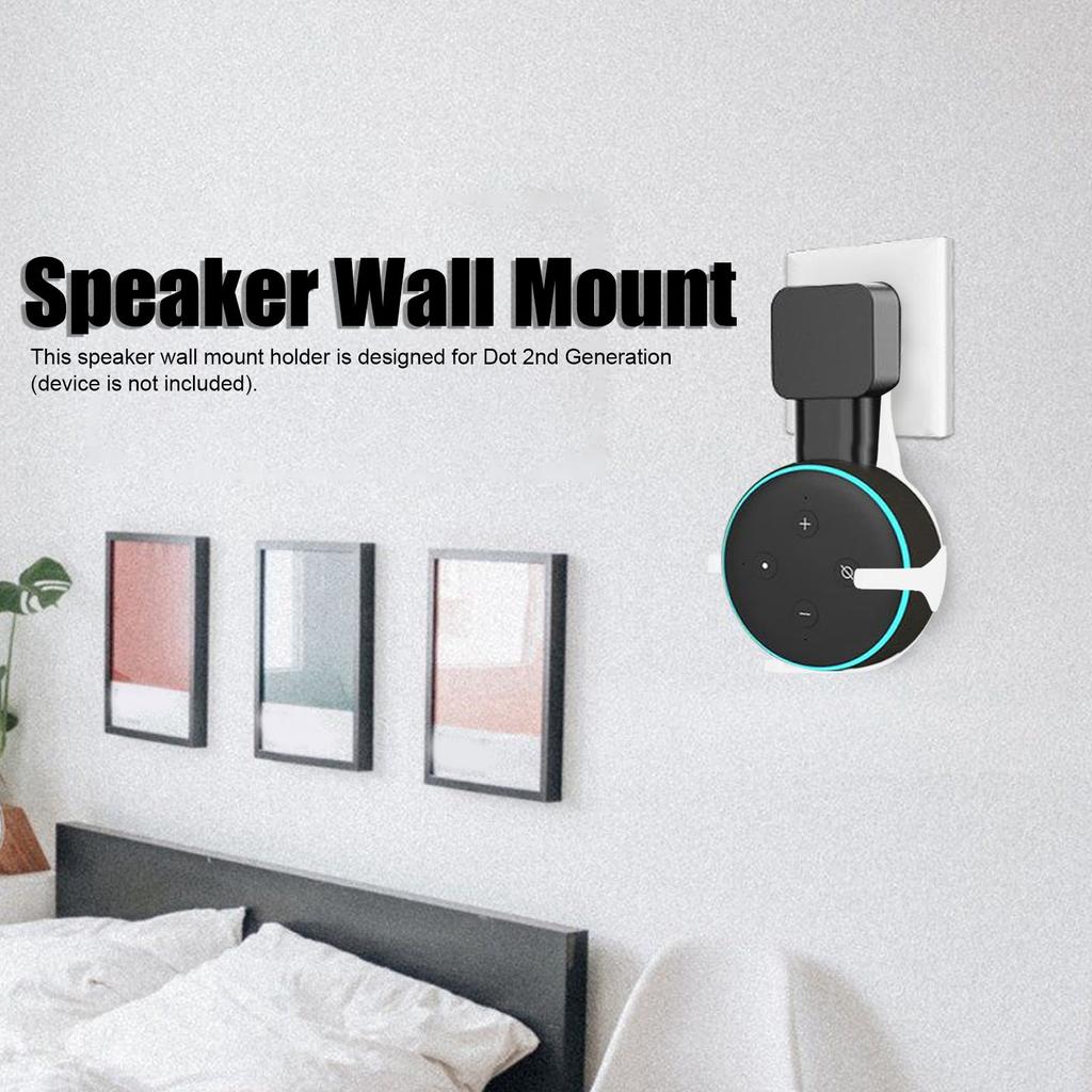 Speaker Wall Mount Smart Speaker Stand Hanger with Cord Management for Dot 2rd Generation