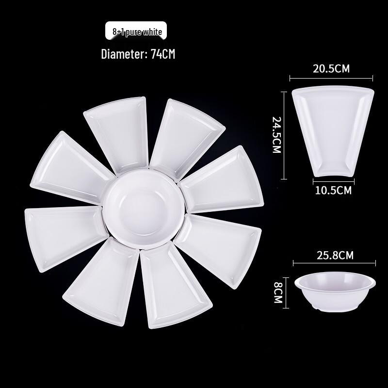 Handton Melamine Dinnerware Set