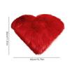 Long Plush Rug Living Room Heart-Shaped Carpet Bedroom Bedside Mat Cute Girly Home Textile