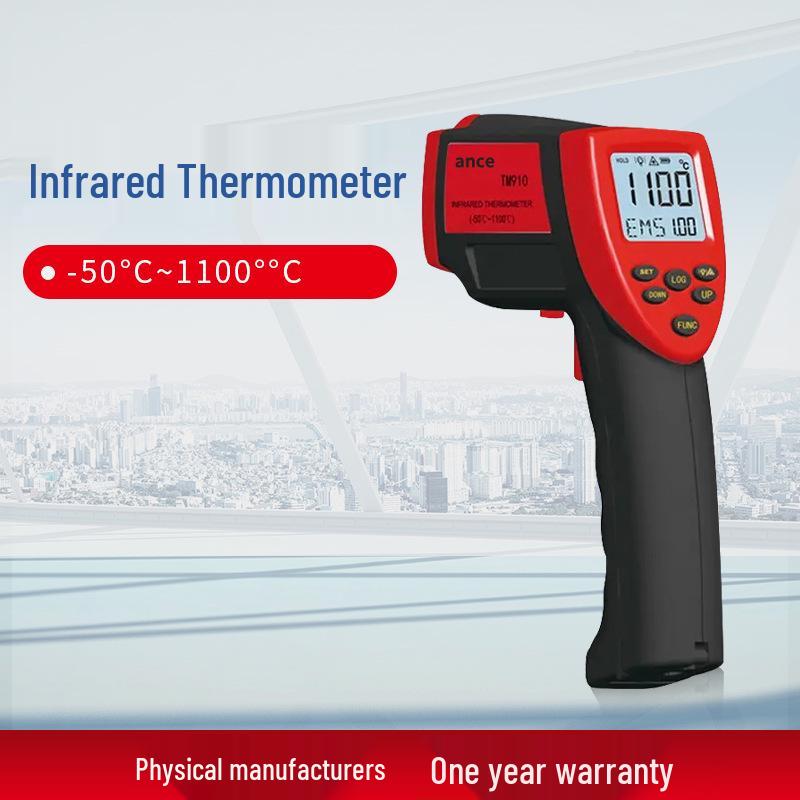 

Цифровой бесконтактный термометр TM910: 1100°C Термическая обработка металла и измерение температуры