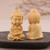 Decor Handicraft Baby Buddha Car Ornament Buddha Statue Little Monk Figurines Key Chain Pendant