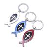 Church Souvenirs for Key Ring Pendants Metal Material Chain Religious Ornaments