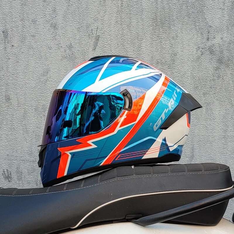 Professional Racing Dual Lens Safety Helmet, Off-road Motorcycle Full Face Protector, Approved by DOT