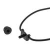 Black Lampshade Harp Holder Bracket with Finial Cap, Anti-Rust Lamp Parts for Table and Floor Lamp