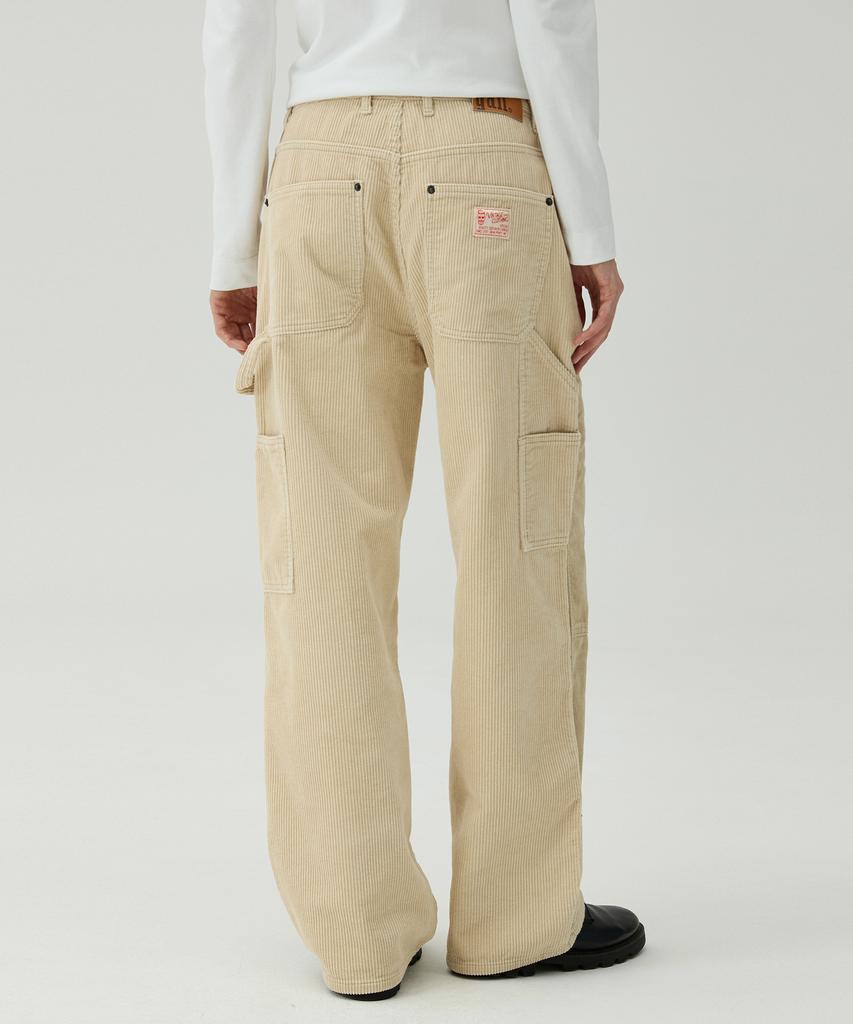 MAGOODGAN Farburn 4416 Carpenter Corduroy Contrast Dark Navy Pants