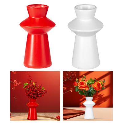 Flower Vase Flower Arrangement Simple Tabletop Ornament Table Centerpiece for Shelf Bedroom Living Room Party Home Decoration