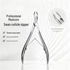 Stainless Steel Russian Swan Cuticle Nippers & Pliers for Trimming Cuticles, Hangnails, and Calluses - Nail Salon Clippers.