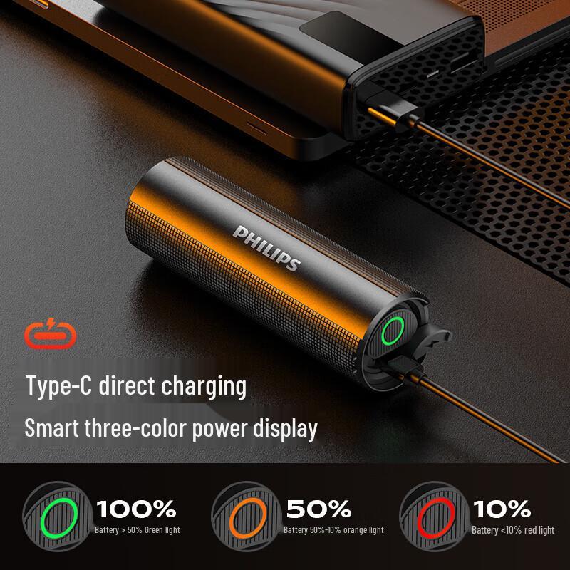 Philips SFL2189P Ultra-Bright Rechargeable Flashlight