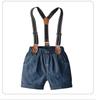 Summer Short Sleeve Gentleman's Children's Two-Piece Set