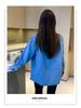 Women's 2024 Retro Cotton Denim Shirt - Casual, Versatile, Long Sleeve, Slimming Fit