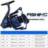 Spinning Fishing Reel 12+1 BB Fishing Reels Spinning Reel 6.2:1Gear Ratio Ultra Smooth Fishing Wheel for Saltwater Freshwater