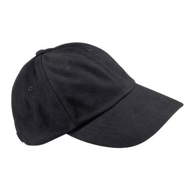 Unisex Volwassen Zware Geborstelde Katoenen Pet met Lage Profiel