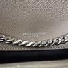 Saint Laurent 600195BOW961545 Shoulder Bag Gray Women