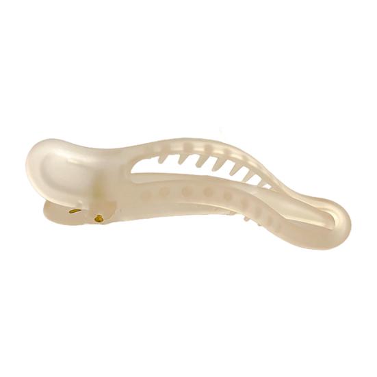 Hair Clips Apricot Flat Duck Bite Pin Rust-Resistant Reusable Large Side-Smooth Flat Clip Hair Accessories