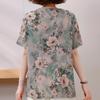 Blusas Elegantes de Talla Grande para Mujer 4XL-8XL Verano Tops Oversize Camisas Casuales de Manga Corta para Mujer
