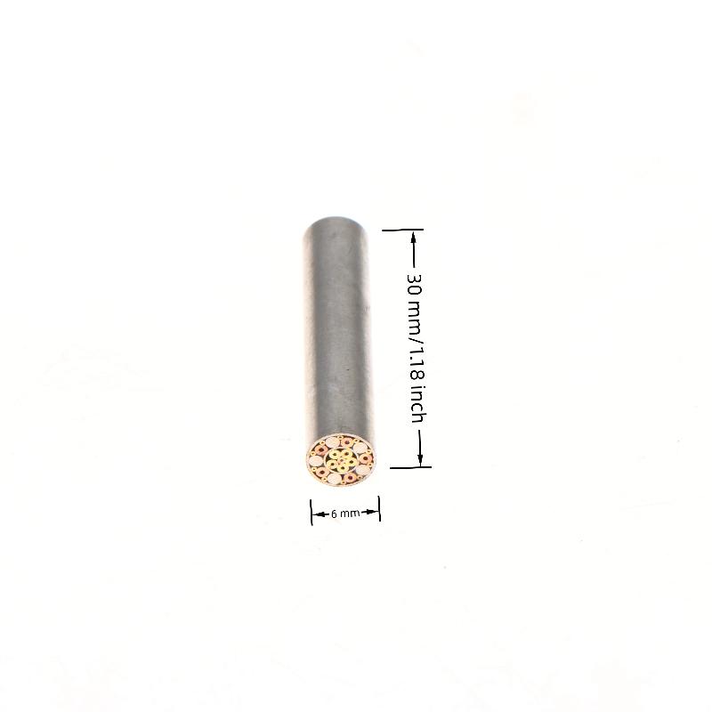 5/6mm Brass Mosaic Fastener Pins Rust Resistant for Custom Knife Handle Assembly & Repair Work