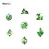 7 Pcs White Green Resin Golden Number Sharp Edge Dice Polyhedral Dice Suitable for Role-Playing RPG  DND Pathfinder Board Game