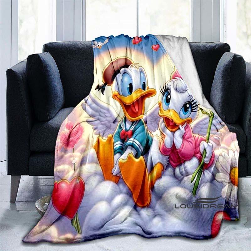 Cute Cartoon Daisy Duck Blanket Soft and Comfortable Perfect for Home Décor Bedroom Living Room and Sofa Throw