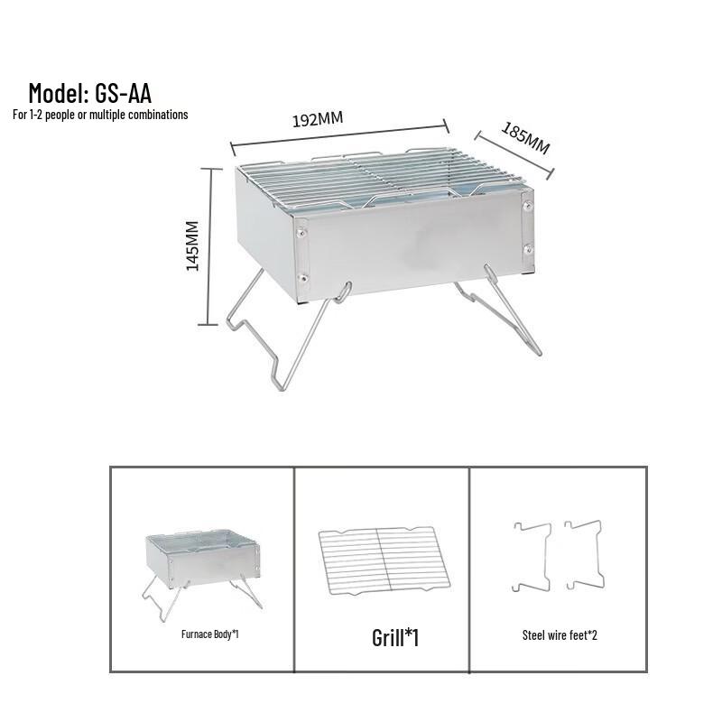 BBQ Family Portable Charcoal Grill