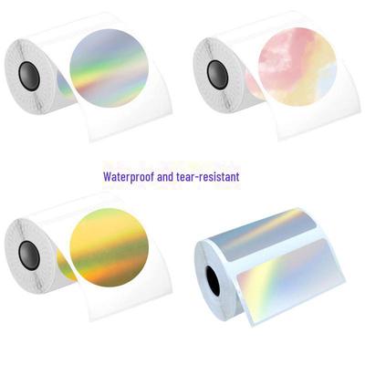 Gold & Silver Holographic Reflective Label Sticker for M110/M220 Thermal Laser Printer