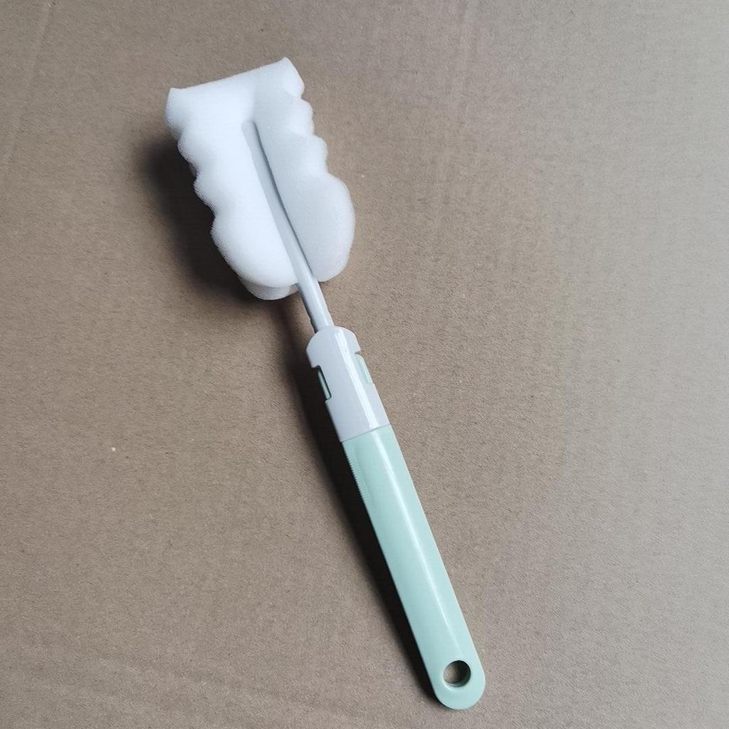 Long Handle Detachable Sponge Cup Cleaning Brush