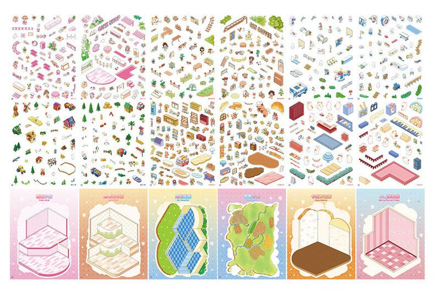 Upgraded 2.0 Large Landscape Sticker Book: DIY Miniature Scene Stacking & Educational Toy