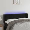 VidaXL LED Headboard Bedroom Furniture Double Bed Accessory Head of Bed Frame Interior Black 3123426