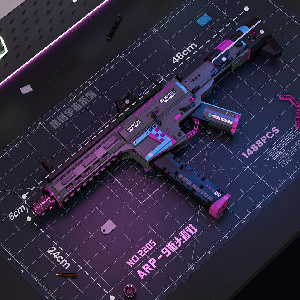 Non-Toxic Cool Toy Guns Building Blocks Models Gun Military Weapon Simulated Shooting Plastic Mini Bricks Assembly Toys Children Gifts