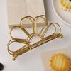 Portatovaglioli Metallico Durevole Fiore Dorato Decorativo Portatovaglioli da Tavolo Dispenser Elegante per Cucina Tavola da Pranzo