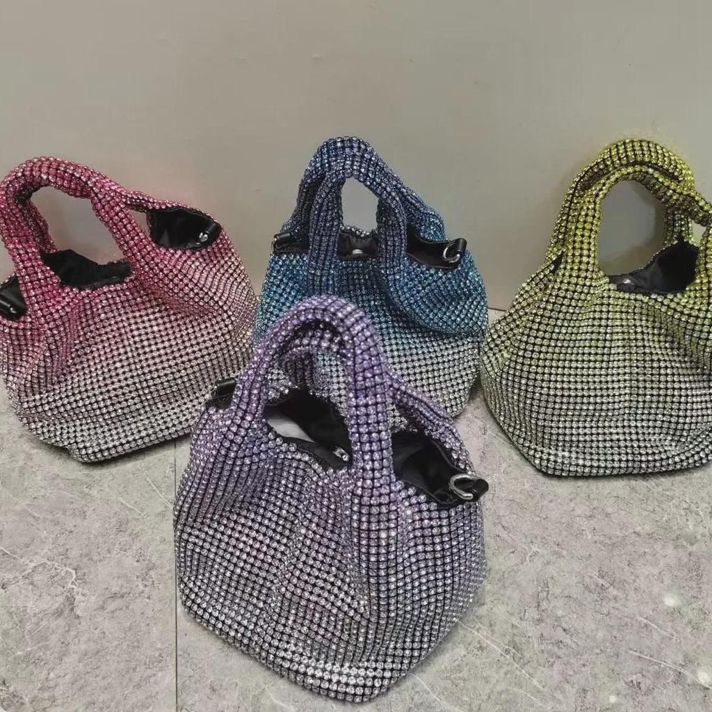 Women's High-End Diamond Clutch Handbag: Elegant Evening Accessory