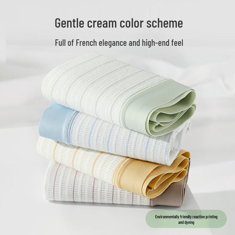 Maoren Women's 4-Pack Antibacterial Cotton Crotch Briefs