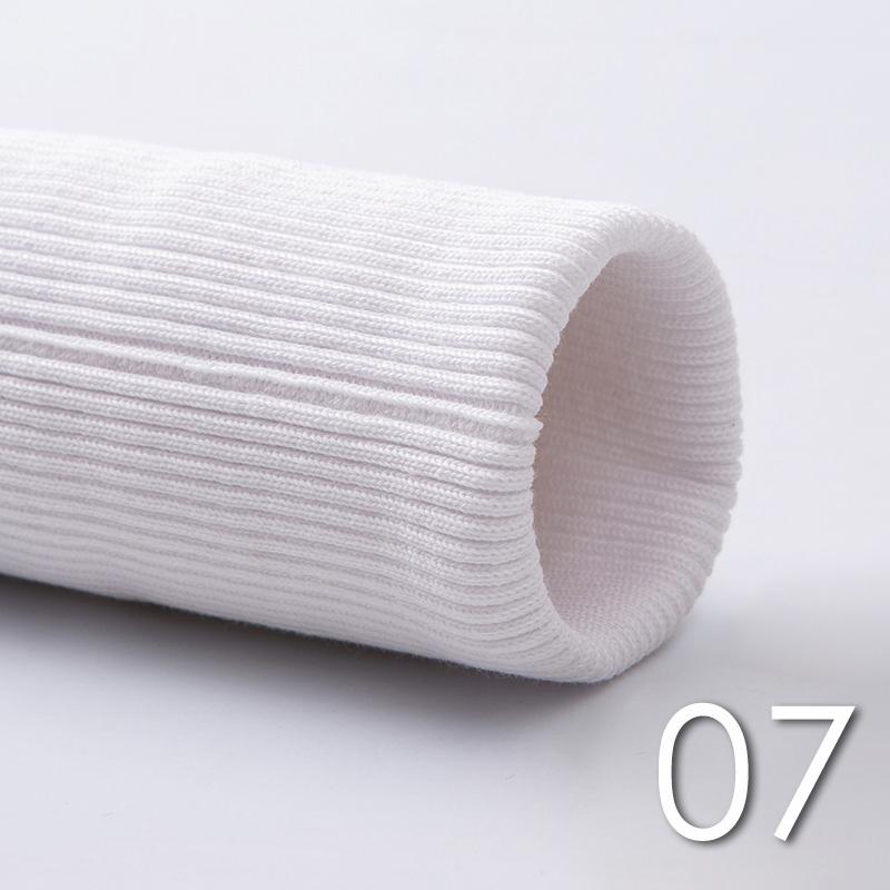 Cotton Rib Stretch Knit Cuffs Collars Hems Fabric Ribbed Knitted Cuffs Neckline Fabric For Sweatshirt Down Jackets Accessories