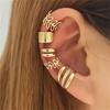 5-teiliges minimalistisches Ear Cuff Set Hohl Clip-On Knorpelohrringe Ohne Piercing Boho Schmuck für Damen