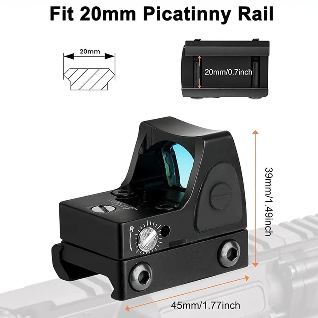 Trijicon RMR-Type Side-Operated Reflex Red Dot Sight, Black [Parallel Import]