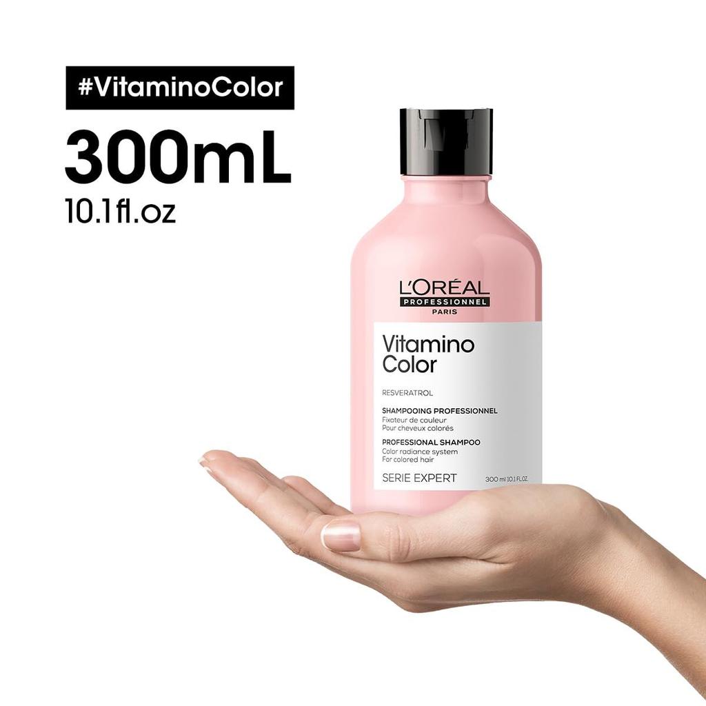 L'Oreal Professionnel, Serie Expert Vitamino Color, Resveratrol, Hair Shampoo, For Colour Protection, 300 ml