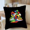 Car Living Room Sofa Cushion Cover Rubik'S Cube Cartoon Pattern Cushion Cover Luxury Home Decoration Pillow Cover