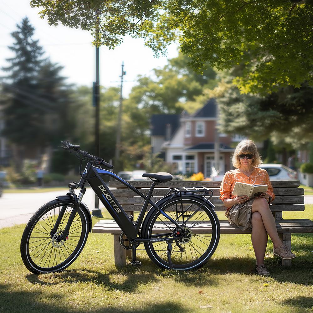 E-Bike DUOTTS 29" 250W Motor City Elektrofahrrad 48V 18AH Max. Reichweite 120Km Zuladung 150Kg Schwarz C29 Max