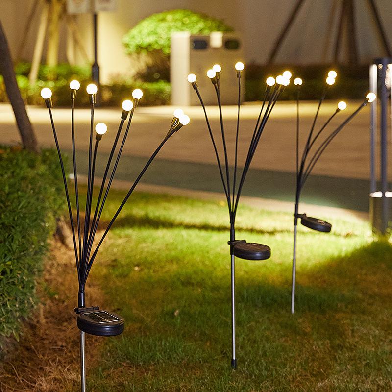 Waterproof Solar Firefly Garden Lights for Lawn and Courtyard Atmosphere