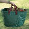 Garden Waste Bags - Heavy-Duty Reusable PP with Handles, Large Capacity with Industrial Fabric and Handles for Plant, Grass, and Leaf Collection