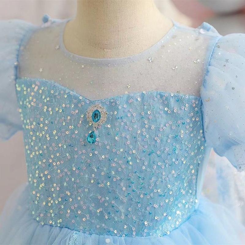 Summer Girls Princess Dress Kids Halloween Carnival Party Children Birthday
