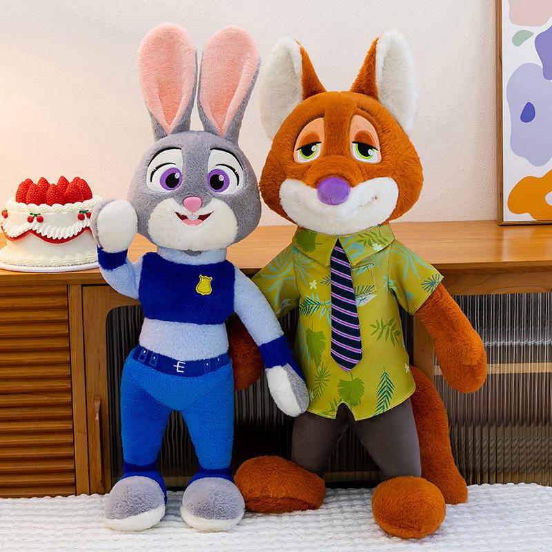 Zootopia Judy Hopps Nick Wilde Plush Toys With Pp Cotton Filling For Kids And Collectors