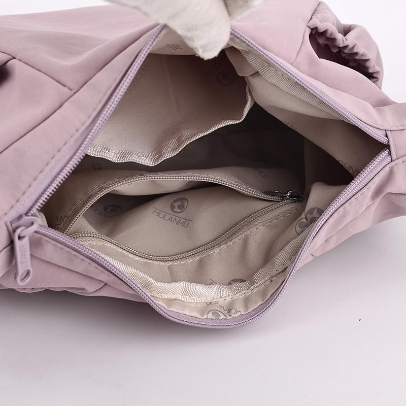 Nylon Shoulder Bag Lightweight Crossbody Bag Large Capacity Women's Bag