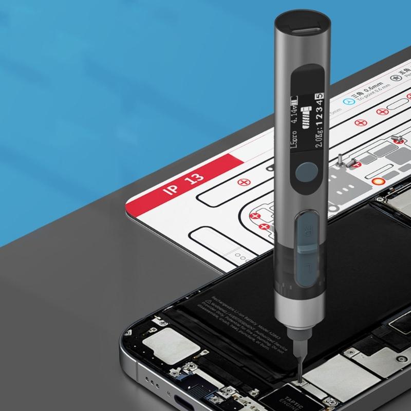 Long Lasting Rechargeable Electric Screwdriver Kit Cordless Power Tool Supporting 1000 Plus Operations with 280mAh Battery