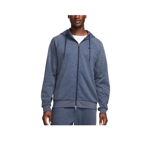 Nike full-zip versatile hooded sweatshirt for men XL серый